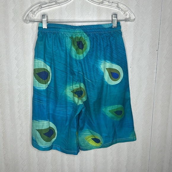 ❤️ 🆕 Peacock Patterned boys Shorts medium - Picture 5 of 6